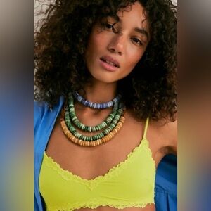 Free People Orion Stone Choker - Green Aventurine NWT